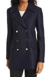 TED BAKER CATIIEY DOUBLE BREASTED PEACOAT,246150-CATIIEY-WMO