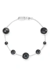 Ippolita Sterling Silver Lollipop Hematite Link Bracelet In Silver