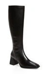 Vagabond Shoemakers Hedda Knee High Boot In Black Leather