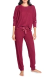 Pj Salvage Ski Pajamas In Cranberry
