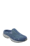 Easy Spirit Travel Time 711 Womens Casual Round Toe Slip-on Sneakers In Blue Suede
