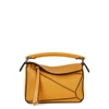 LOEWE PUZZLE MINI YELLOW LEATHER TOP HANDLE BAG,3938532