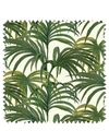 HOUSE OF HACKNEY WHITE & GREEN PALMERAL WALLPAPER SAMPLE SWATCH,000636400