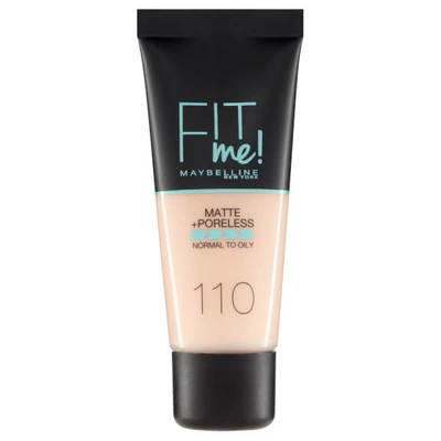 Maybelline Fit Me! Matte And Poreless Foundation 30ml (various Shades) - 110 Porcelain