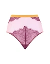 Dora Larsen Meghan High Waist Briefs In Garnet