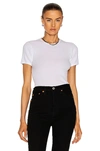 Re/done White Hanes Edition 1950s Boxy T-shirt In White