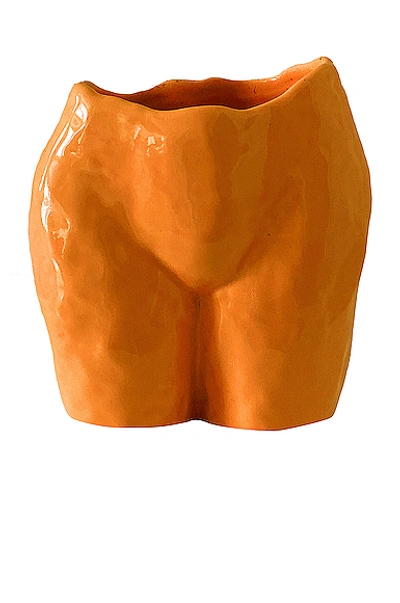 Anissa Kermiche Popotin Pot Orange Shiny