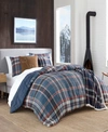 Eddie Bauer Shasta Lake Navy Comforter Set, Full/queen In Navy