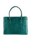 NANCY GONZALEZ LARGE CROCODILE LEATHER TOTE,0400098962906