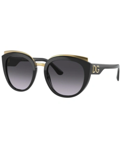 Dolce & Gabbana Butterfly 54mm Sunglasses In Black,grey