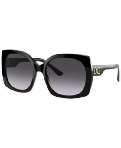 Dolce & Gabbana Family Oversized-frame Sunglasses In Black