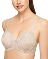 Wacoal Renaissance Rose Underwire Bra 85720 In Cappucino