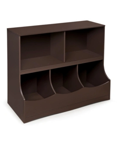 Badger Basket Multi-bin Storage Cubby In Espresso