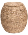 HOUSEHOLD ESSENTIALS LARGE WATER HYACINTH STORAGE BASKET