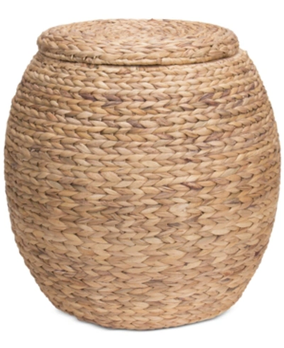 Household Essentials Tall Round Floor Basket With Handles