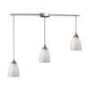 Elk Lighting Arco Baleno - White Swirl In Silver