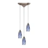 Elk Lighting Milan Collection - Starburst Blue In Silver