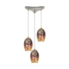 Elk Lighting Illusions 3 Light Pendant In Satin Nickel In Silver