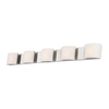 Elk Lighting Pandora 5-light Bath And Vanity With White Opal Glass And Chrome Finish In Chrome