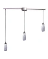 Elk Lighting Milan Collection - Snow White In Silver