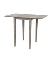 International Concepts Small Dropleaf Table In Heather Gray