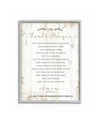 STUPELL INDUSTRIES THE LORDS PRAYER OUR FATHER RUSTIC DISTRESSED WHITE WOOD LOOK, 11" L X 14" H