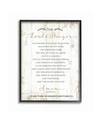 STUPELL INDUSTRIES THE LORDS PRAYER OUR FATHER RUSTIC DISTRESSED WHITE WOOD LOOK, 11" L X 14" H
