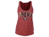 5TH & OCEAN SAN FRANCISCO 49ERS WOMEN'S SPACEDYE TANK