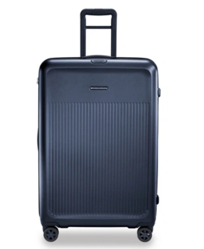 Briggs & Riley Medium Sympatico Expandable 27-inch Spinner Packing Case In Navy