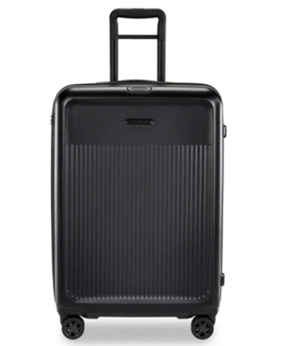 Briggs & Riley Sympatico Medium Expandable Spinner Suitcase 64cm In Matte Black