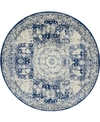 BRIDGEPORT HOME CLOSEOUT! BAYSHORE HOME MOBLEY MOB2 5' X 5' ROUND AREA RUG