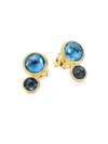 MARCO BICEGO WOMEN'S JAIPUR 18K YELLOW GOLD & TOPAZ STUD EARRINGS,400098244770