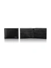 Tumi Rfid Delta Global Double Bi-fold Wallet In Black