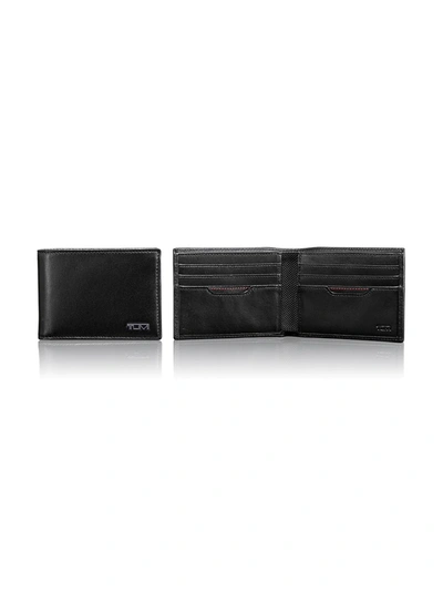 Tumi Rfid Delta Global Double Bi-fold Wallet In Black