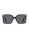 GIVENCHY 57MM SQUARE SUNGLASSES,400011000901