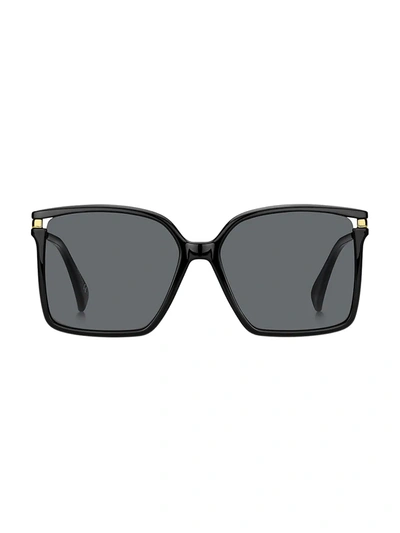Givenchy 57mm Oversized Square Sunglasses In Black