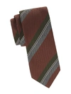 ETON MEN'S STRIPED SILK TIE,0400011353430