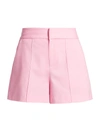 ALICE AND OLIVIA DYLAN PINTUCK SHORTS,400012415197