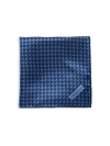 CORNELIANI MEN'S PATTERNED SILK POCKET SQUARE,0400012069962