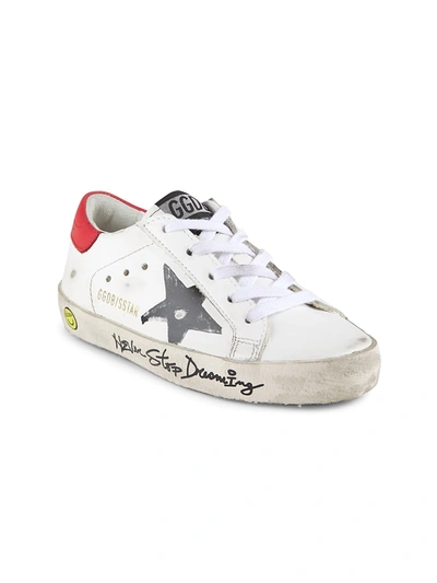 Golden Goose Baby's, Little Kid's & Kid's Superstar Leather Trainers In White Red