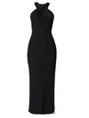 HERVE LEGER TWISTED DRAPE KNIT GOWN,400013192814