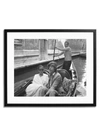 SONIC EDITIONS MICK JAGGER VENICE 1971 FRAMED PHOTO,400099232545