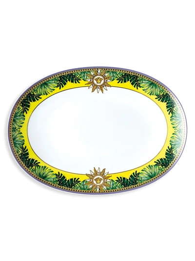 Versace Jungle Animalier 13" Platter In Multi