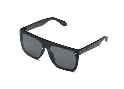 Quay Jaded Flatbrow Sunglasses In Black