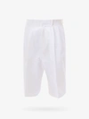 Alexander Mcqueen Sartorial Baggy Shorts In White