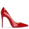 CHRISTIAN LOUBOUTIN KATE 100 PATENT RED PUMPS