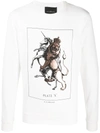 JOHN RICHMOND GRAPHIC PRINT SWEATSHIRT