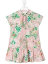 Alviero Martini Floral-print Dress In Pink