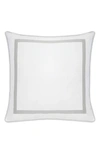 Matouk Louise 500 Thread Count Euro Sham In Silver