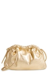 MANSUR GAVRIEL MINI CLOUD LEATHER CLUTCH,WP20H010KQ